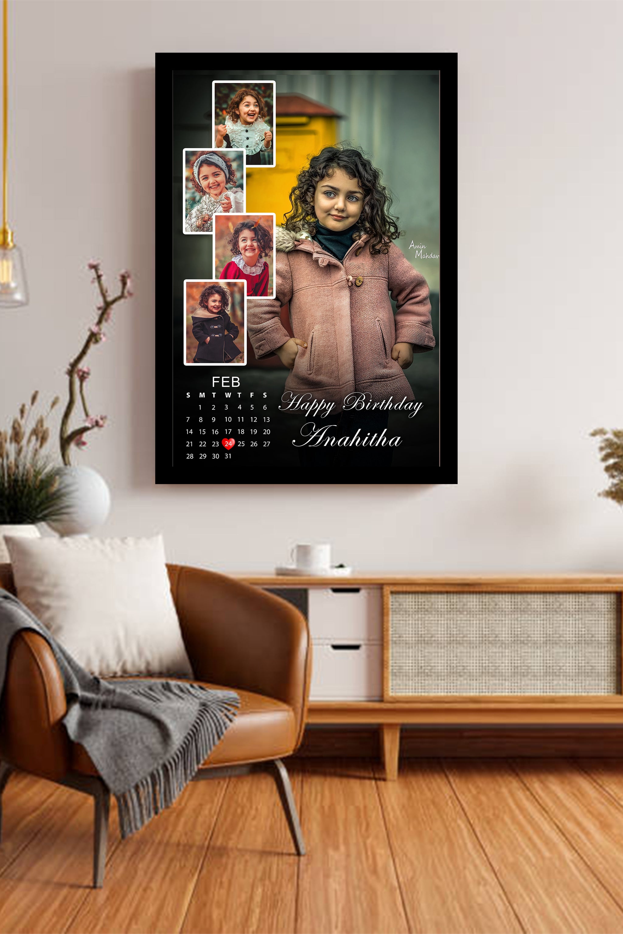 Personalized Birthday Photo Frame a unique design  | ❤Frame the Fun!