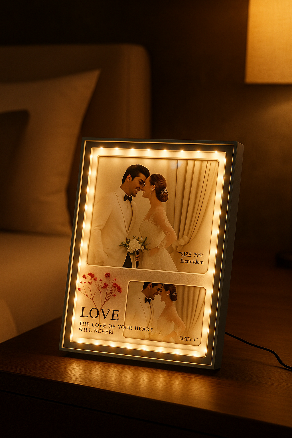 Make Every Moment Bright: Your Photo LED Frame
