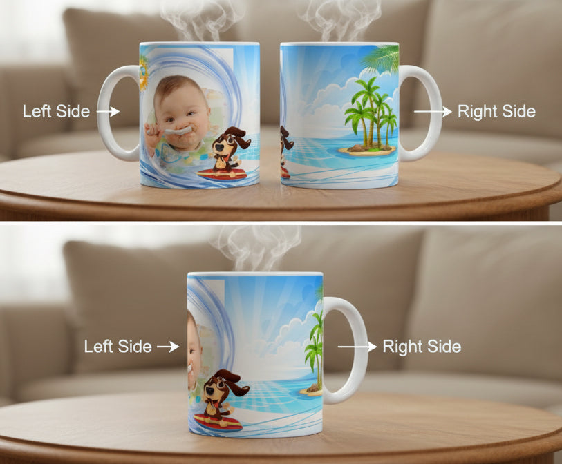 Cute Baby Photo Mug – 1 Year Baby Customized Mug