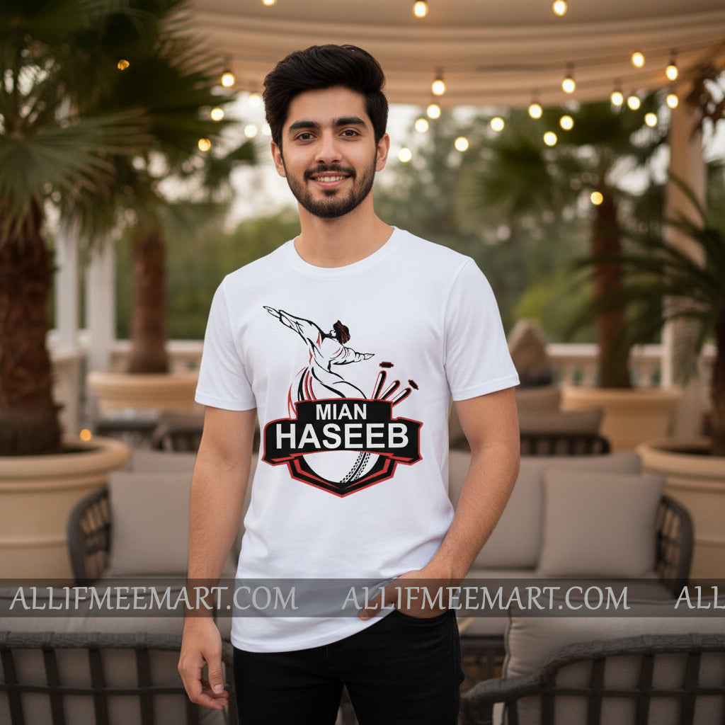 PSL Lahore Qalandar Your Name T-Shirt