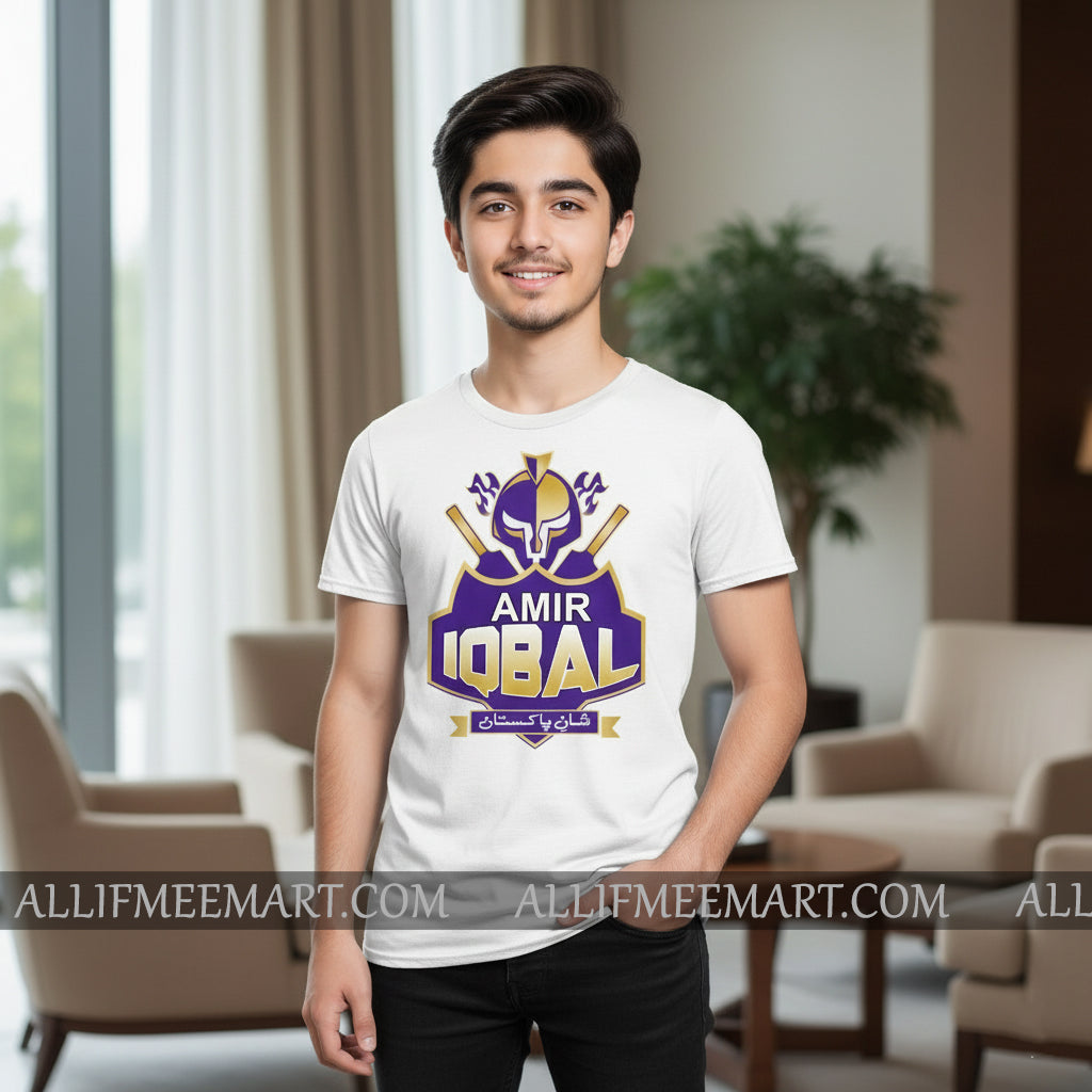 PSL Quetta Gladiators Your Name T-Shirt