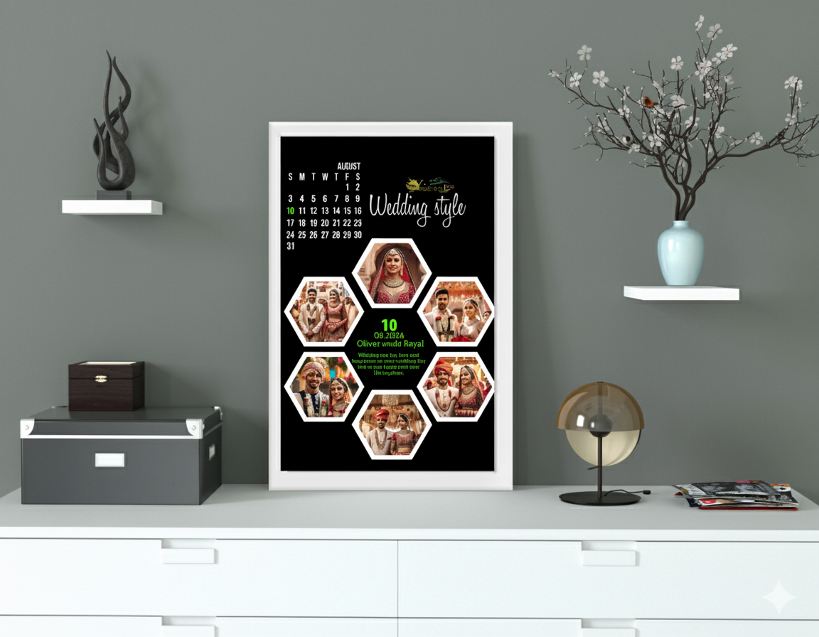 💍 Wedding Photo Frame – Capture Your Love in Style