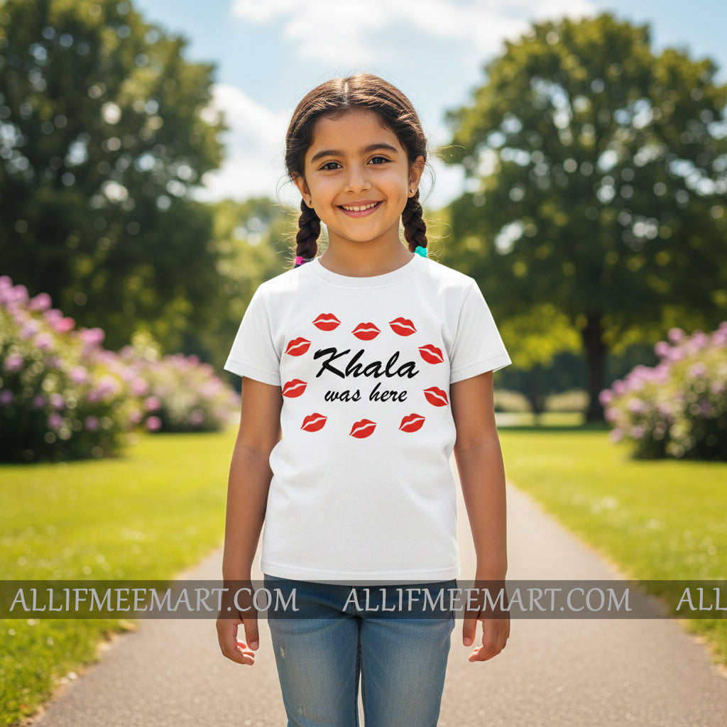 Khala Was Here Kids  T-Shirt