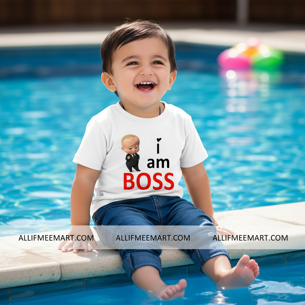 I Am Boss Kids  T-Shirt