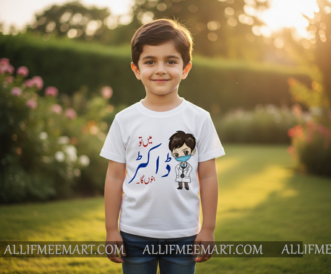 Main To Doctor Bano Ga Kids T-Shirt
