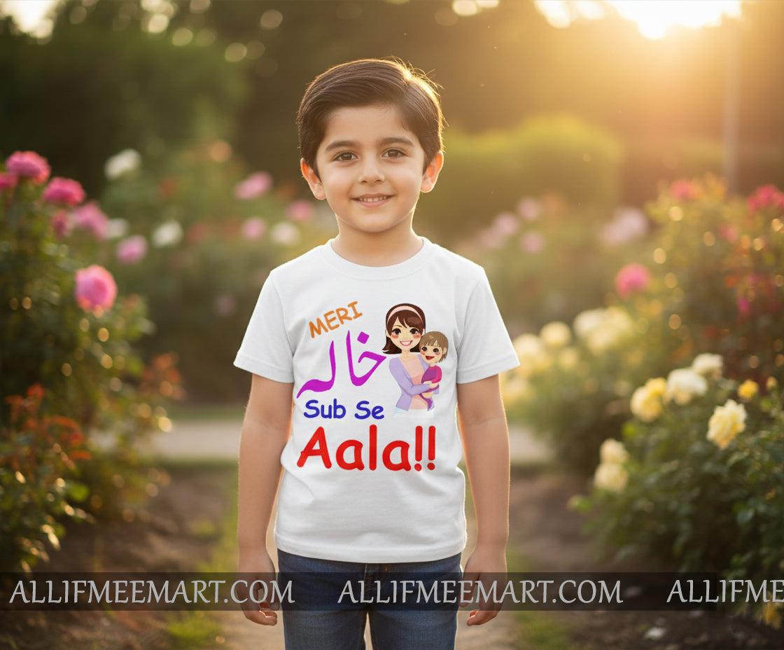 Meri Khala Sub sy Aala Kids T-Shirt