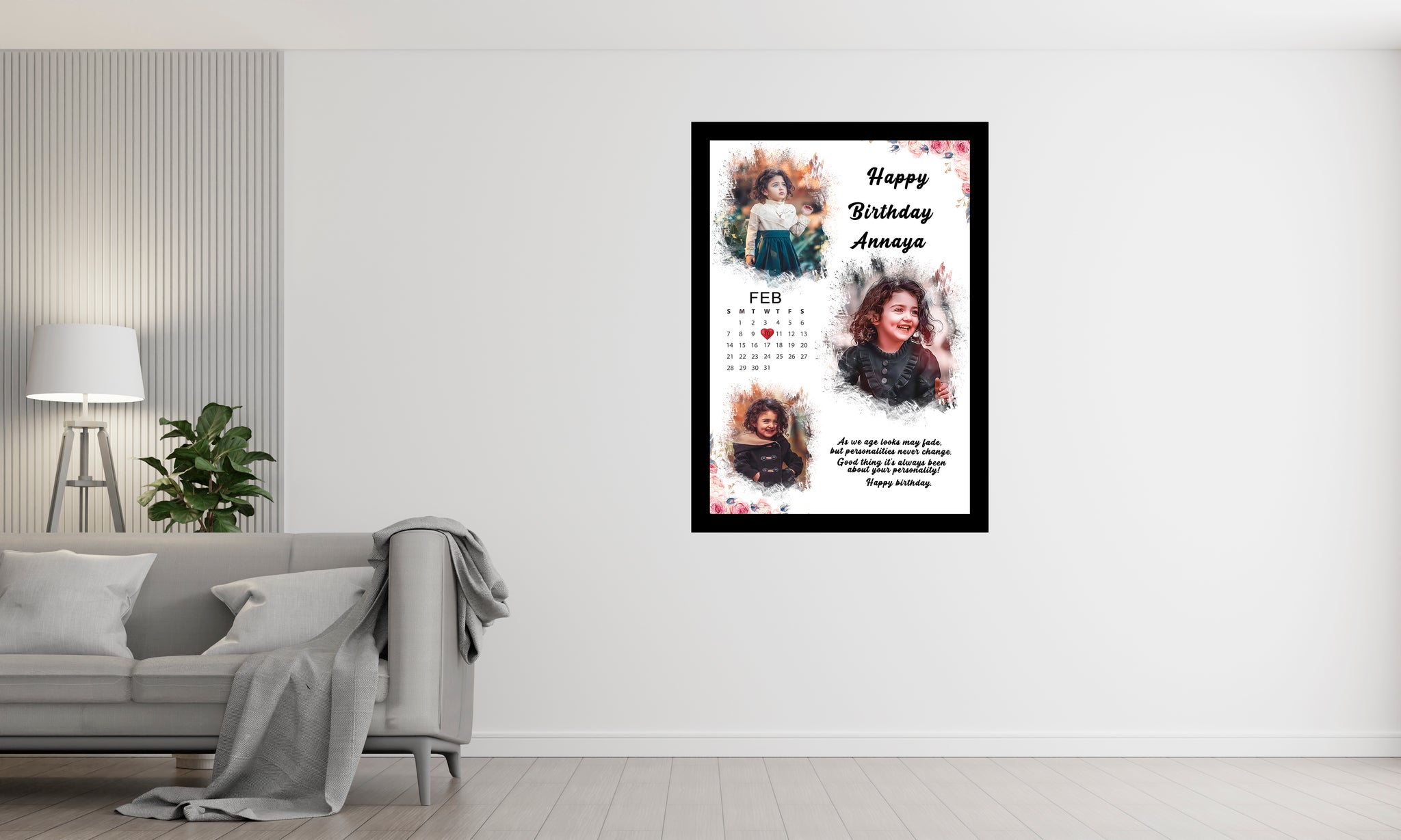 Custom Birthday Photo Frame – Design Your Own Style