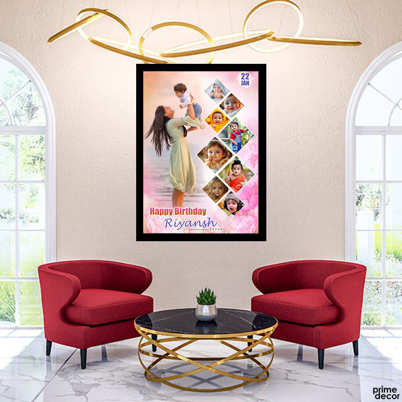 🎉 Birthday Photo Frame – Beautiful Custom Gift for Every Celebration