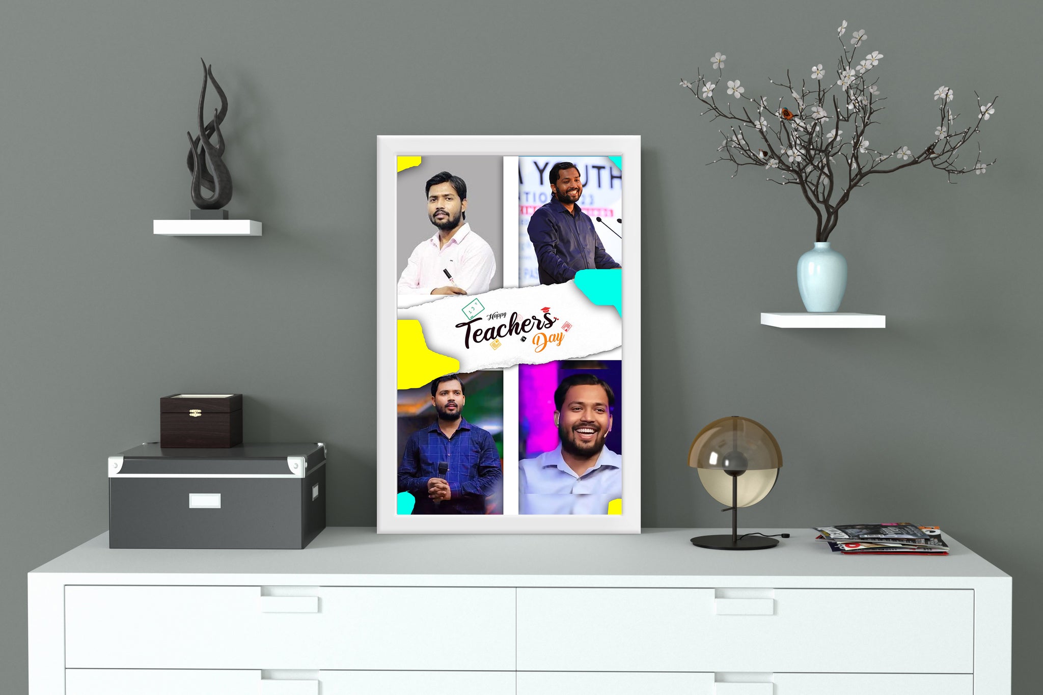 🌟 Teacher Photo Frame – The Perfect Gift to Appreciate Your Mentor