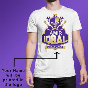 PSL Quetta Gladiators Your Name T-Shirt