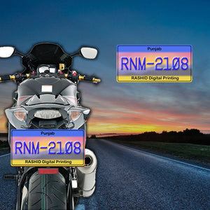 Customized Bike License Plate -1